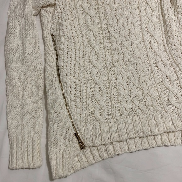 Michael Kors double zip cable knit sweater - Picture 5 of 12